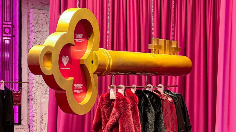 Image hôtel rose vetements